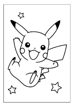 Pikachu coloring pages collection ignite imagination and friendship