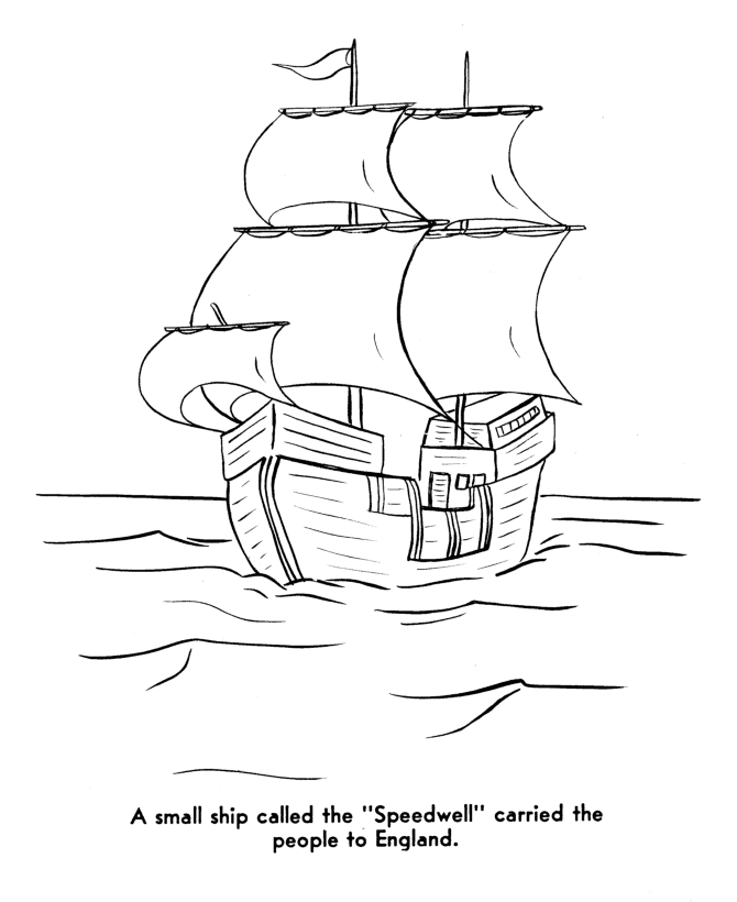The pilgrims coloring pages pilgrims return to england coloring pages usa