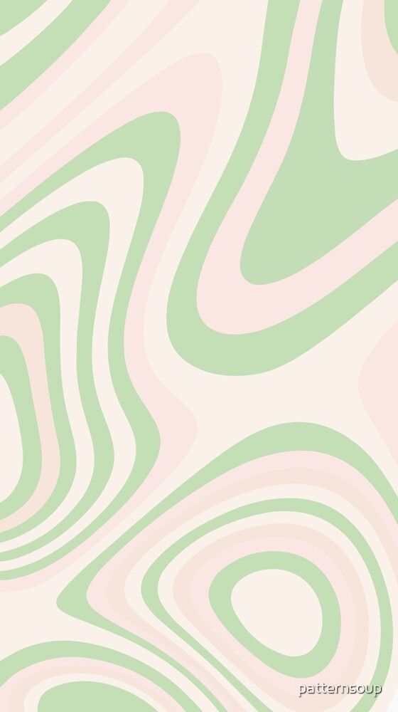 Pastel green pink and peach abstract liquid grooves by patternsoup iphone wallpaper green iphone wallpaper themes iphone background wallpaper