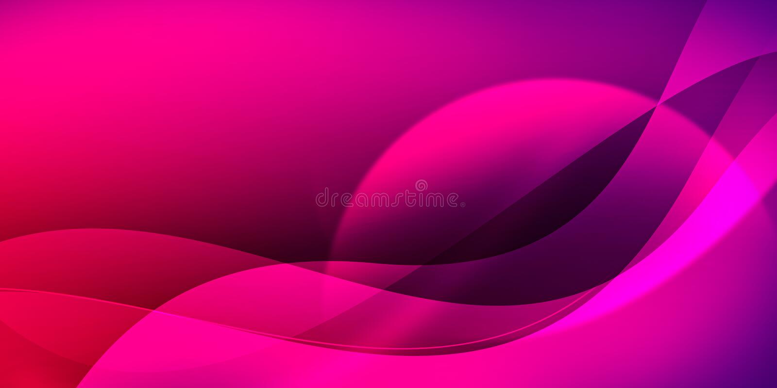 Pink and purple bination color abstract shapes modern background concept new wallpaper shapes design stock illustration
