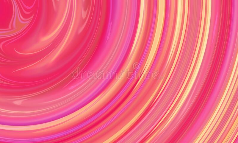 Beautiful vibrant illustration in pink color for cool background or wallpaper stock photo