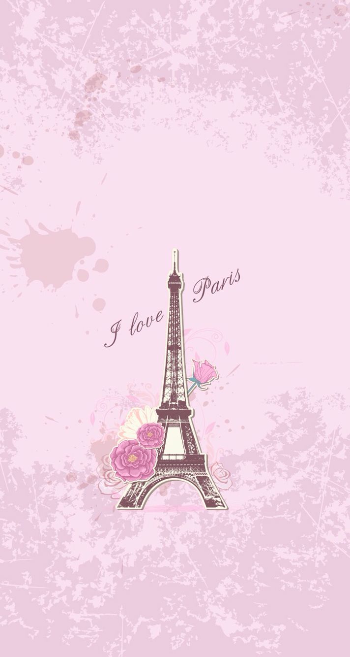 Paris pink iphone wallpaper paris wallpaper paris illustration cute girl wallpaper