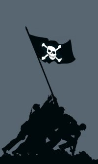 Pirate flag phone wallpapers