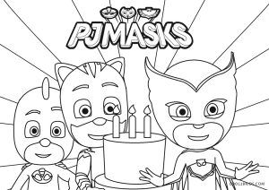 Free printable pj masks coloring pages for kids birthday coloring pages pj masks coloring pages happy birthday coloring pages