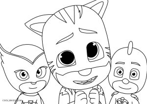 Free printable pj masks coloring pages for kids