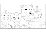 Pj masks coloring pages free coloring pages