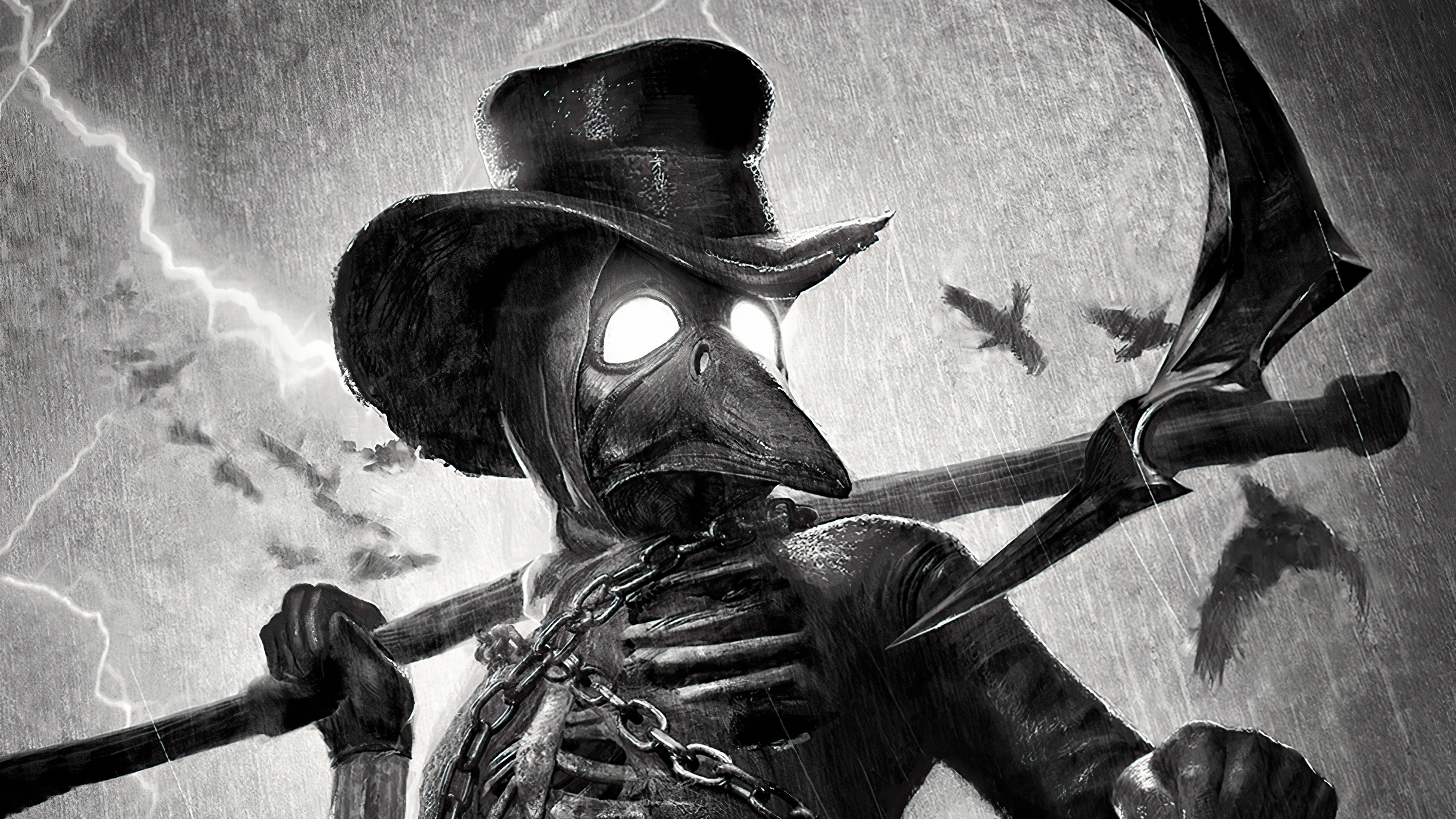 Plague doctor wallpapers and backgrounds k hd dual screen