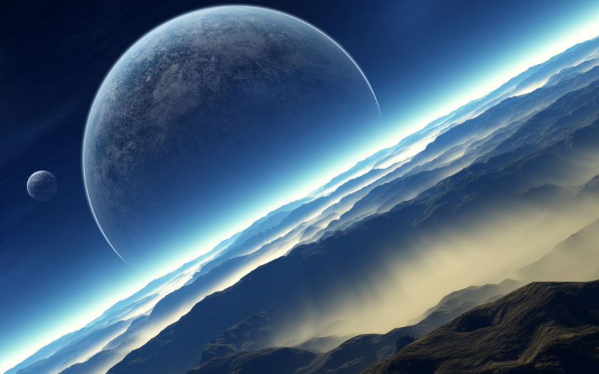 Planets set in naturehd wallpaper
