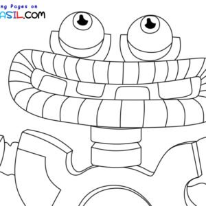 Wubbox coloring pages printable for free download