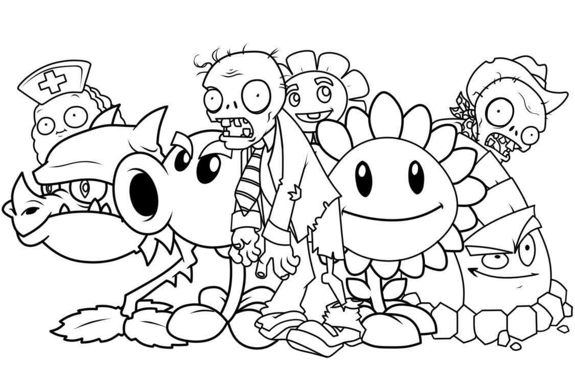 Zombie burger coloring page