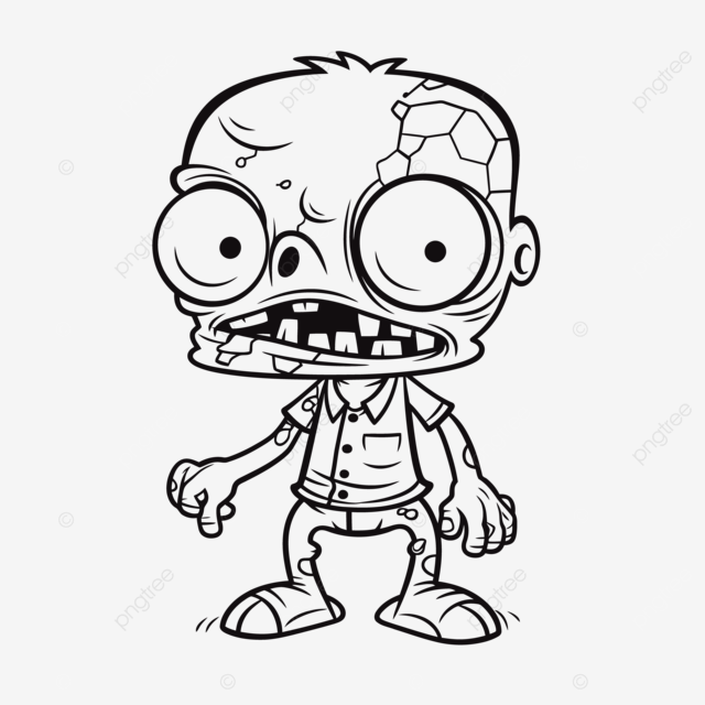 Plants vs zombies coloring pages new best plant zombies of outline sketch drawing vector plant drawing wing drawing zombie drawing png and vector with transparent background for free download