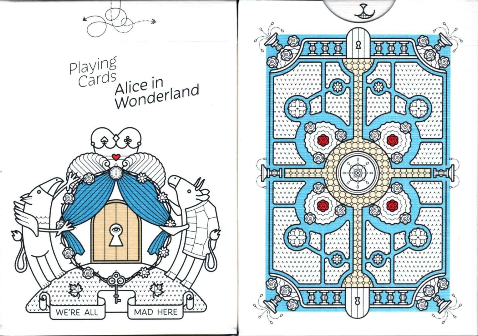 Alice in wonderland playing cards uspcc