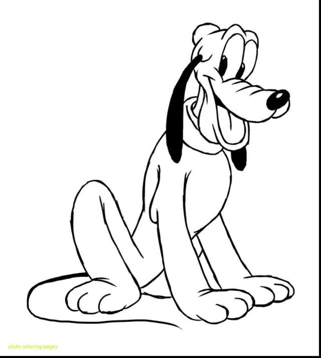 Discover the magic of pluto coloring pages