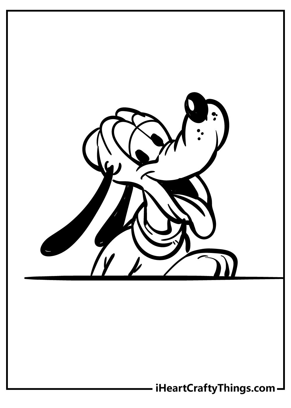 Pluto coloring pages free printables