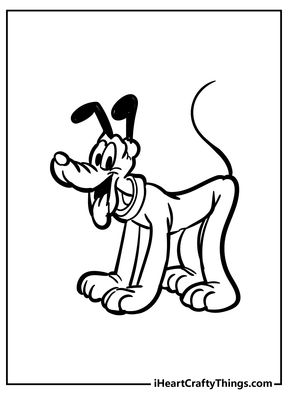 Pluto coloring pages free printables