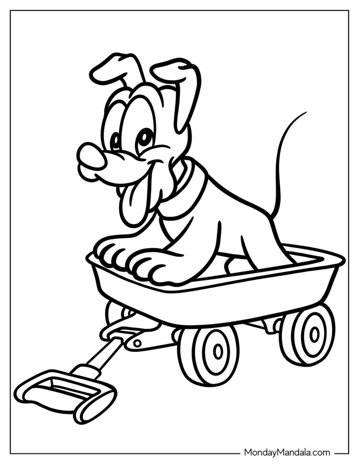 Pluto coloring pages free pdf printables