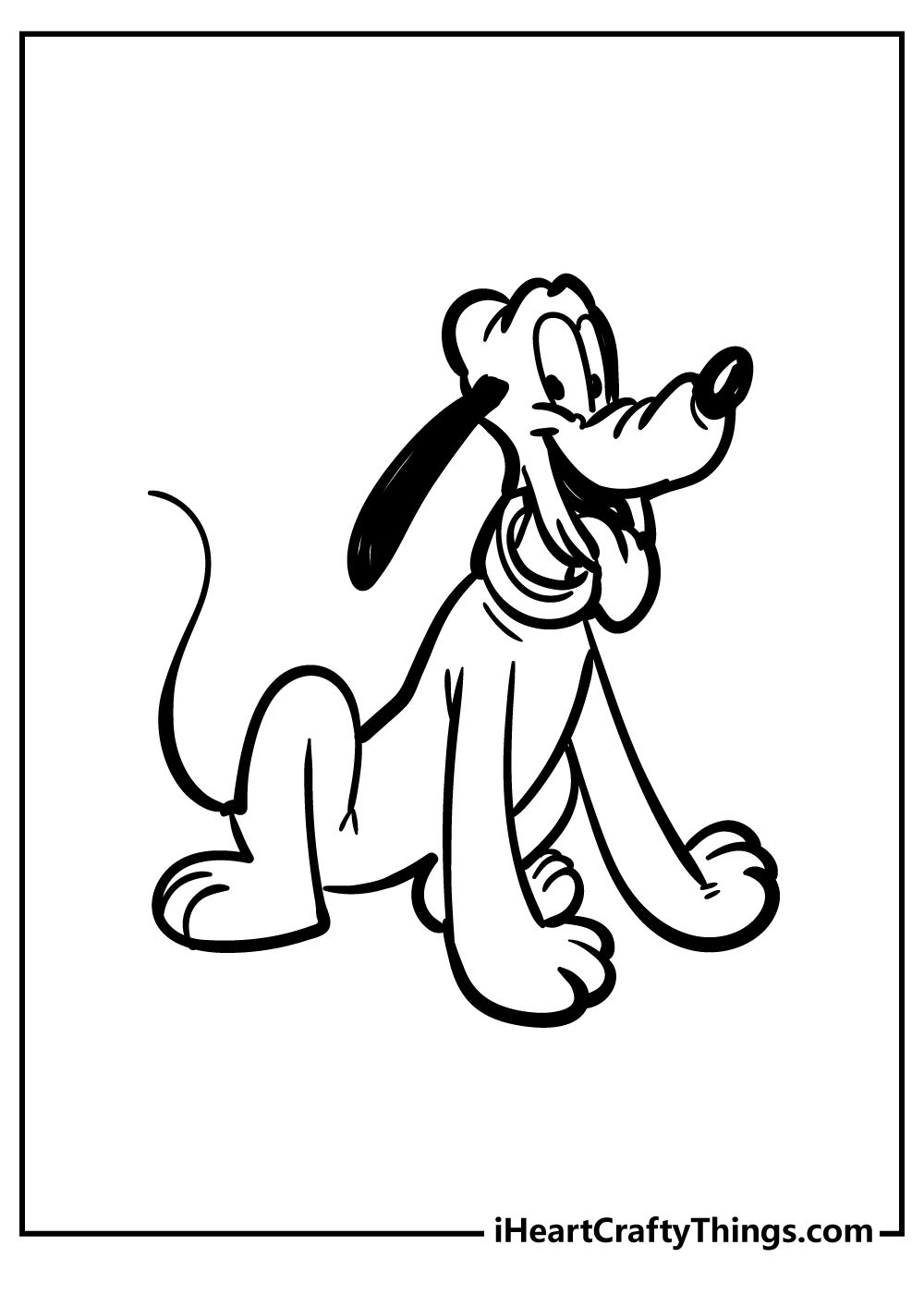 Pluto coloring pages free printables