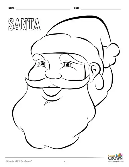 Poinsettia coloring page