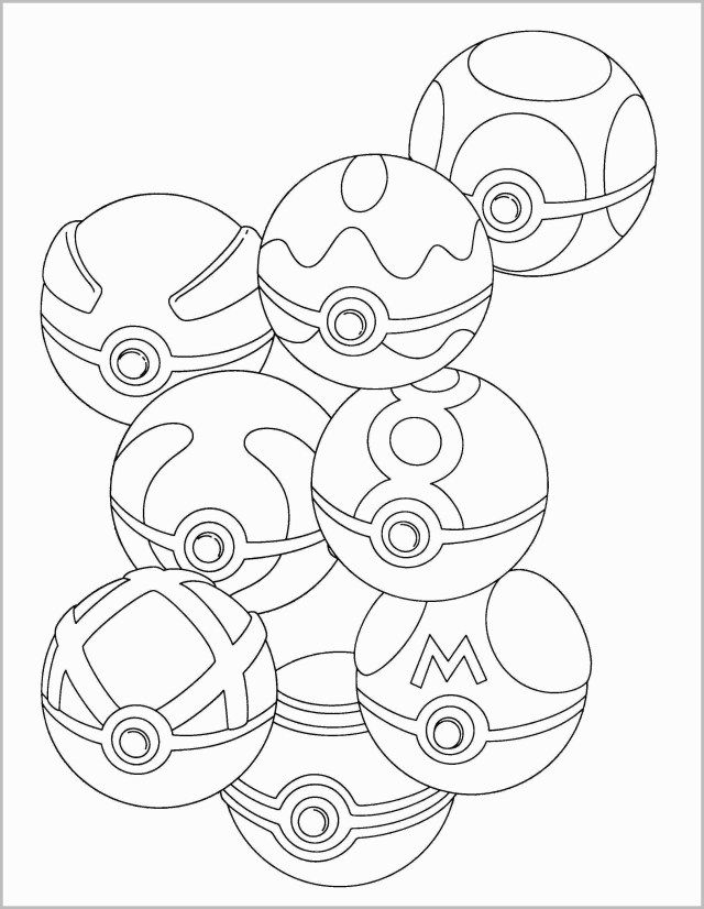 Inspired image of pokeball coloring pages