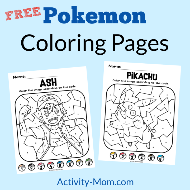 Free printable pokemon coloring pages for kids