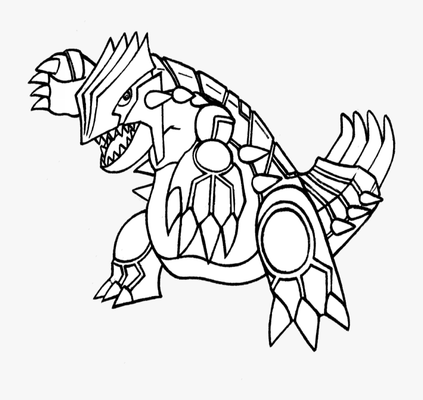 Pokemon coloring pages groudon coloring home kleurplatenvooralle hd png download transparent png image