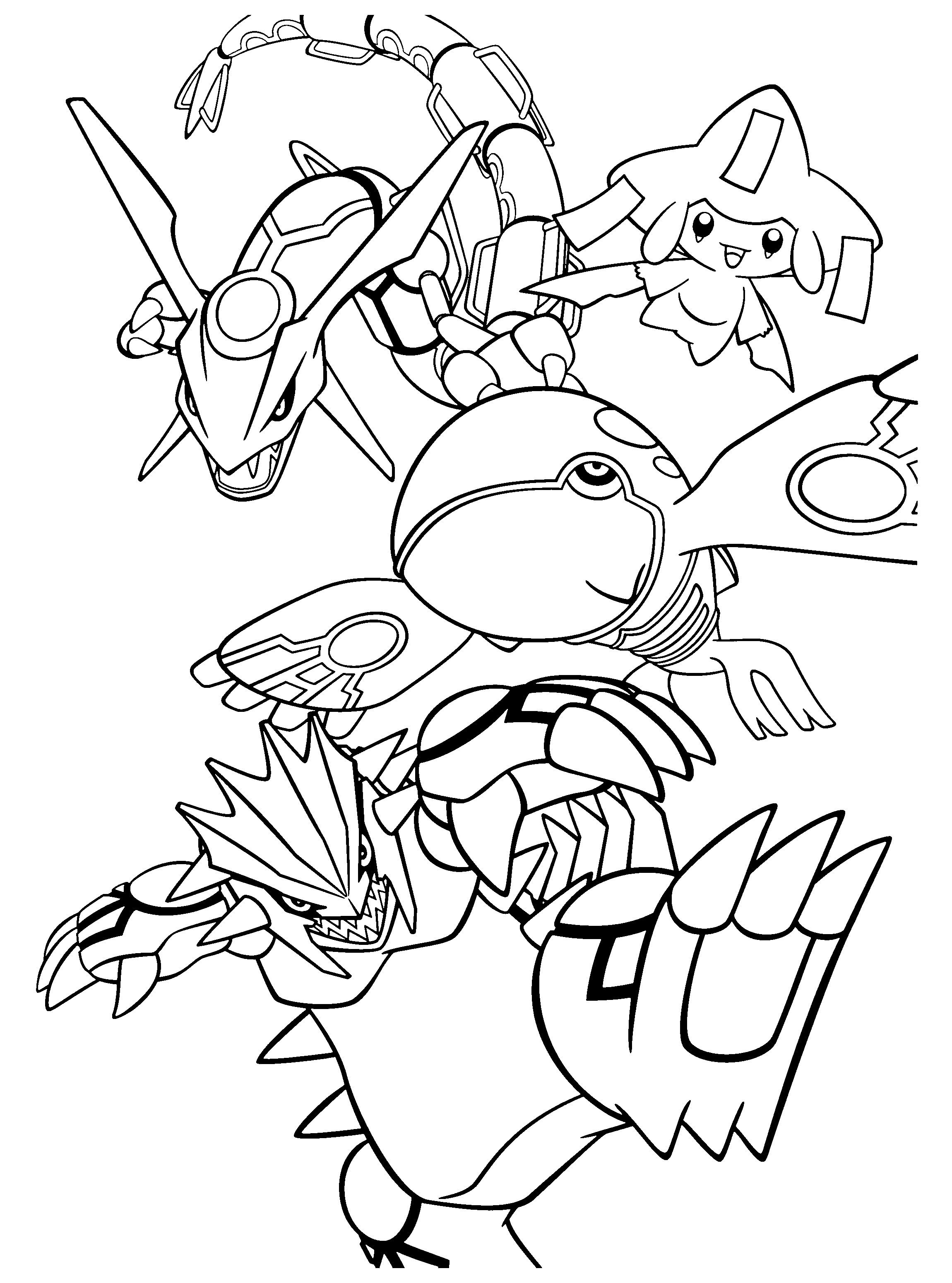 Pokemon coloring pages groudon and kyogre â through the thousand photographs on the net with regards to pâ coloriage pokemon coloriage dessin pokemon ã imprimer