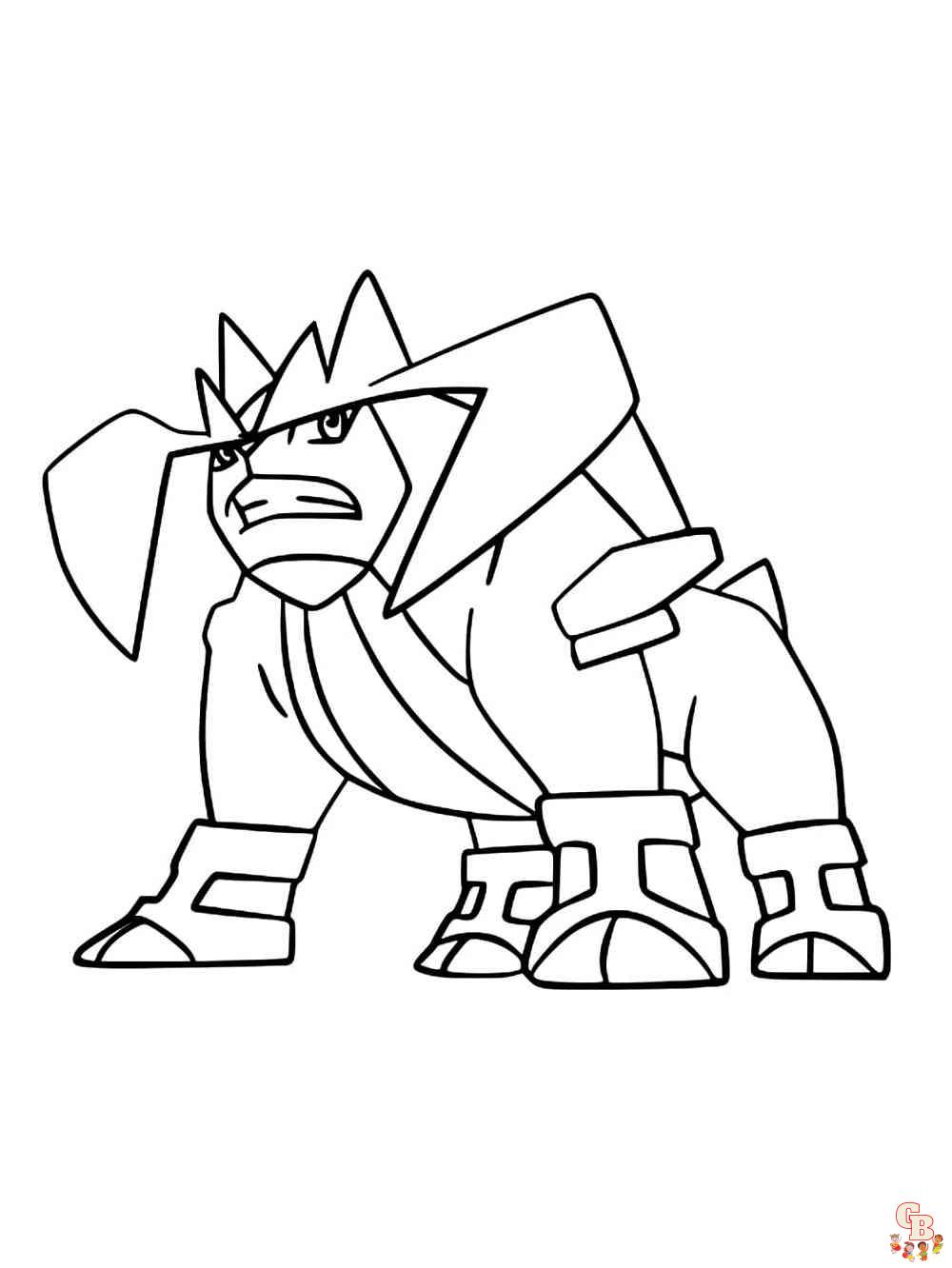 Discover the thrill of pokemon terrakion coloring pages