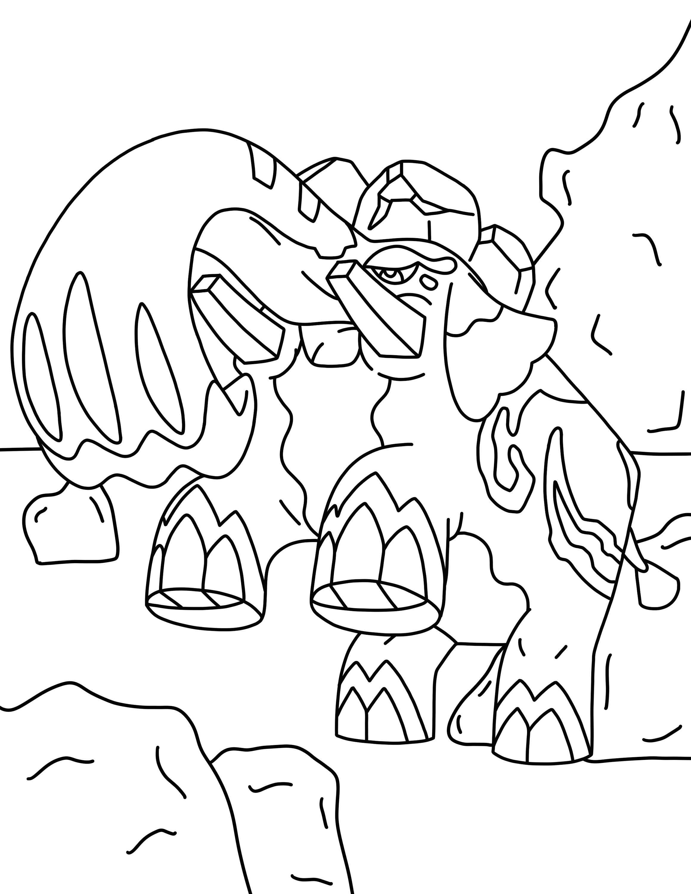 Easy pokemon coloring book drawings