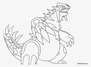 Primal groudon pokemon coloring pages sketch coloring