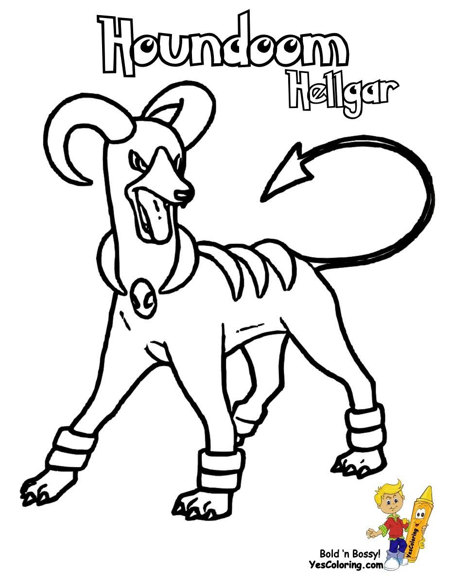 Pokemon coloring pages houndoom â through the thousands of photos online regarding pokemon colorâ pokemon coloring pokemon coloring pages cartoon coloring pages