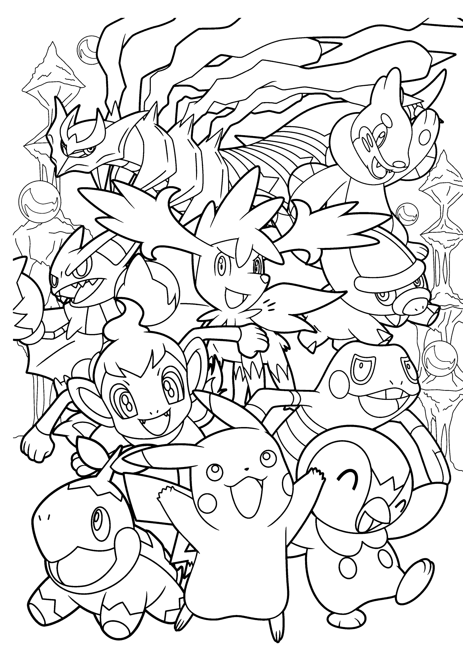 All pokemon anime coloring pages for kids printable free pokemon coloring sheets detailed coloring pages pokemon coloring pages