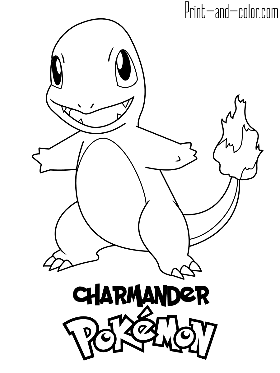 Pokemon coloring pages print and color