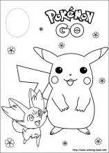 Pokemon coloring pages on coloring