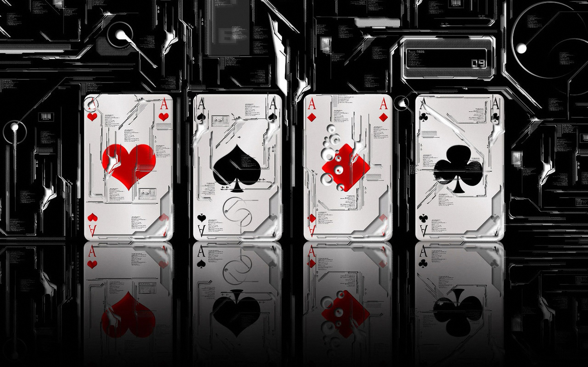 Poker cards wallpapers and backgrounds k hd dual screen