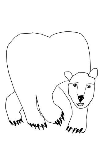 Click to see printable version of polar bear polar bear what do you hear coloring page polar bear coloring page bear coloring pages polar bear