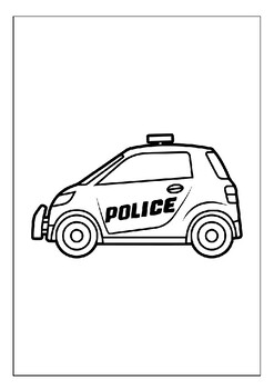 Boost your childs creativity with our printable police cars coloring pages pdf