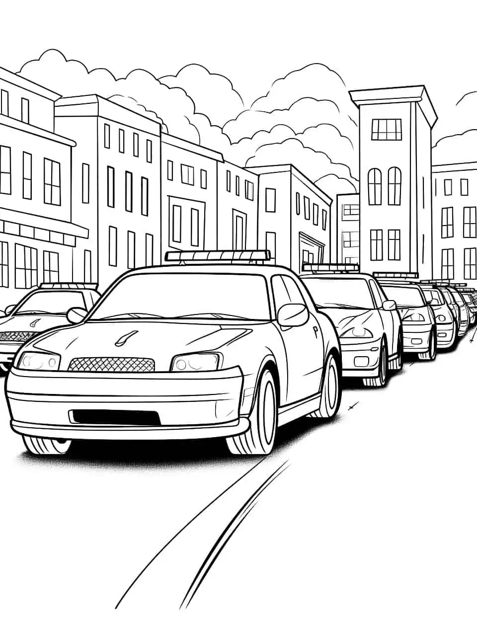 Car coloring pages free printable sheets