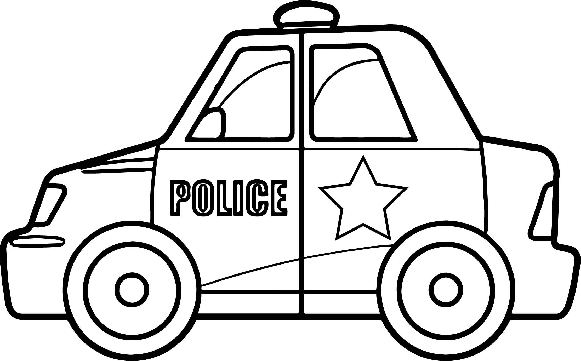 Free printable police car coloring pages pdf