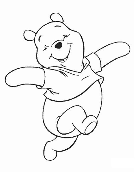 Winnie the pooh and friends coloring pages team colors