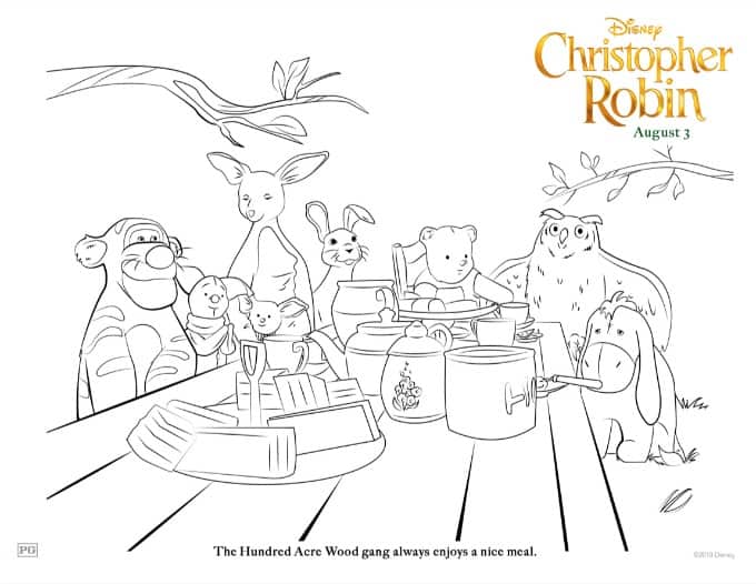 Winnie the pooh coloring pages and activity sheets free printables