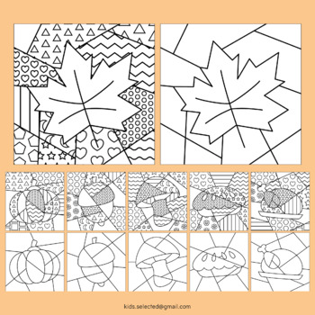 Fall coloring pages pop art activities autumn math craft halloween leaves turkey fall coloring pages pop art coloring pages pop art