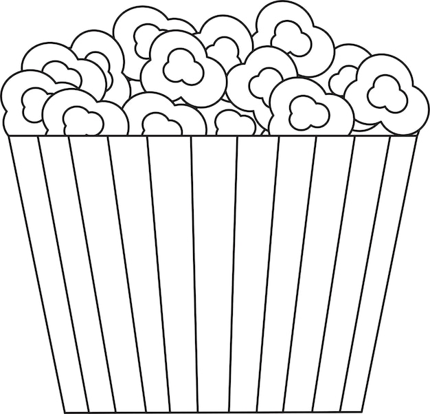 Page popcorn coloring page images