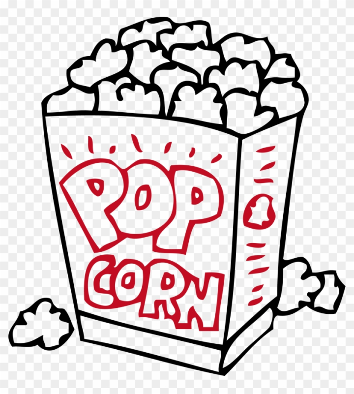 Free popcorn caramel corn coloring book food child