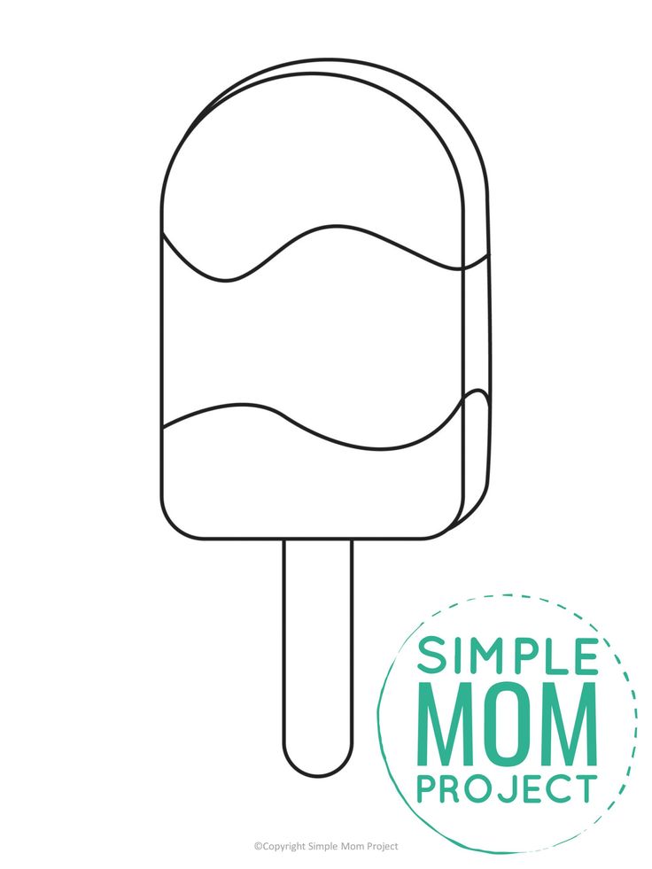 Free printable popsicle template popsicle crafts easy arts and crafts coloring pages