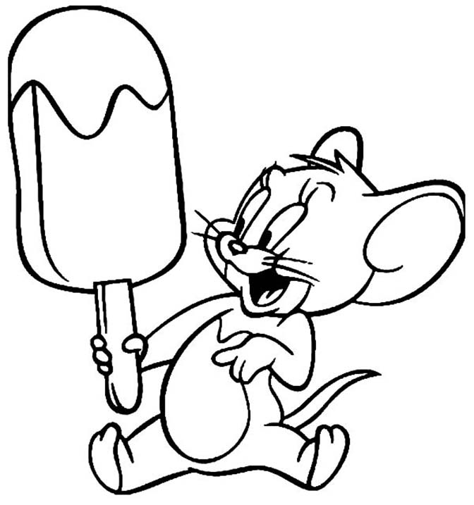 Popsicle coloring pages