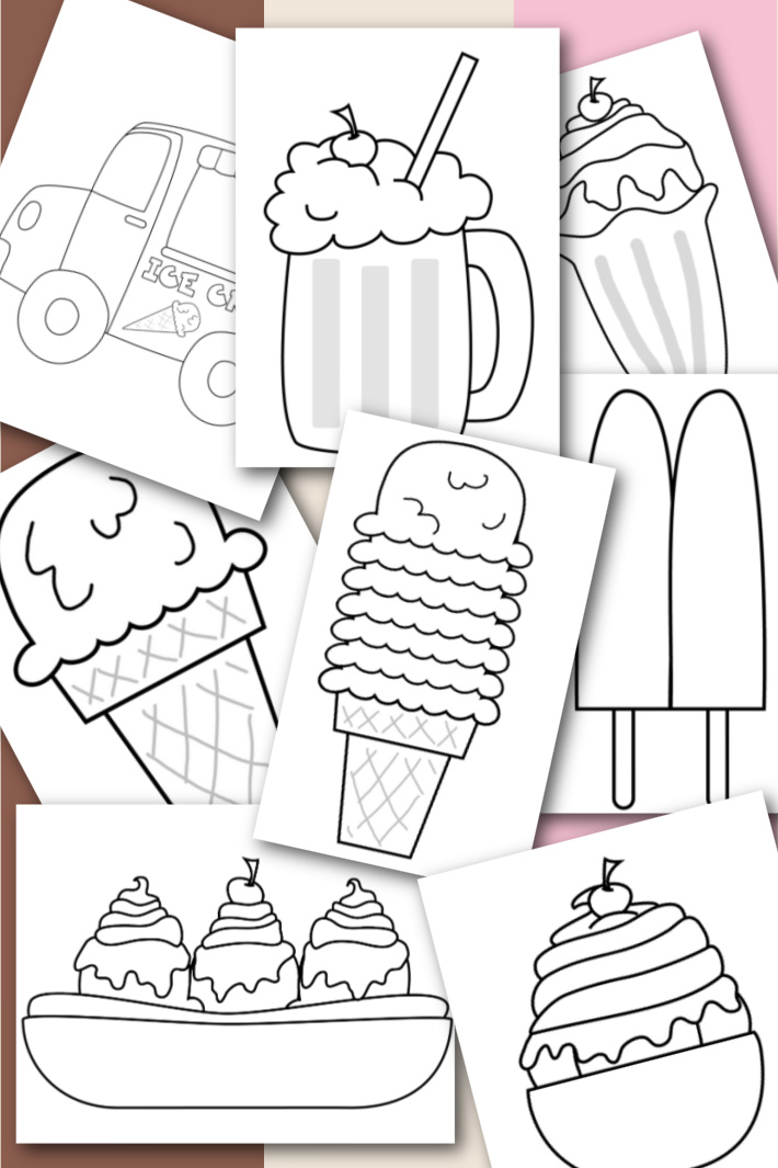 Free fun ice cream coloring pages you can print at home kids activities blog
