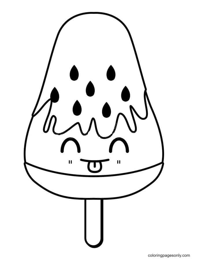 Popsicle coloring pages printable for free download
