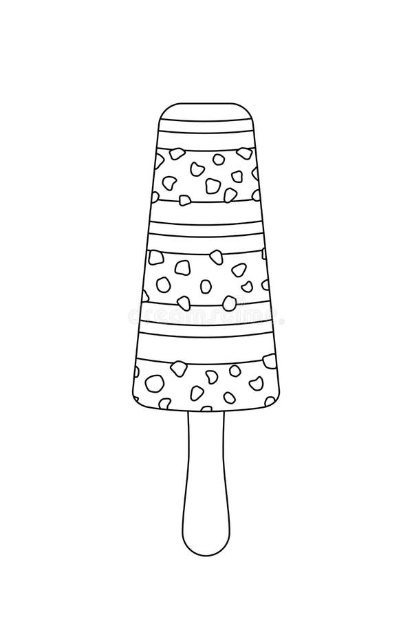 Popsicle coloring stock illustrations â popsicle coloring stock illustrations vectors clipart