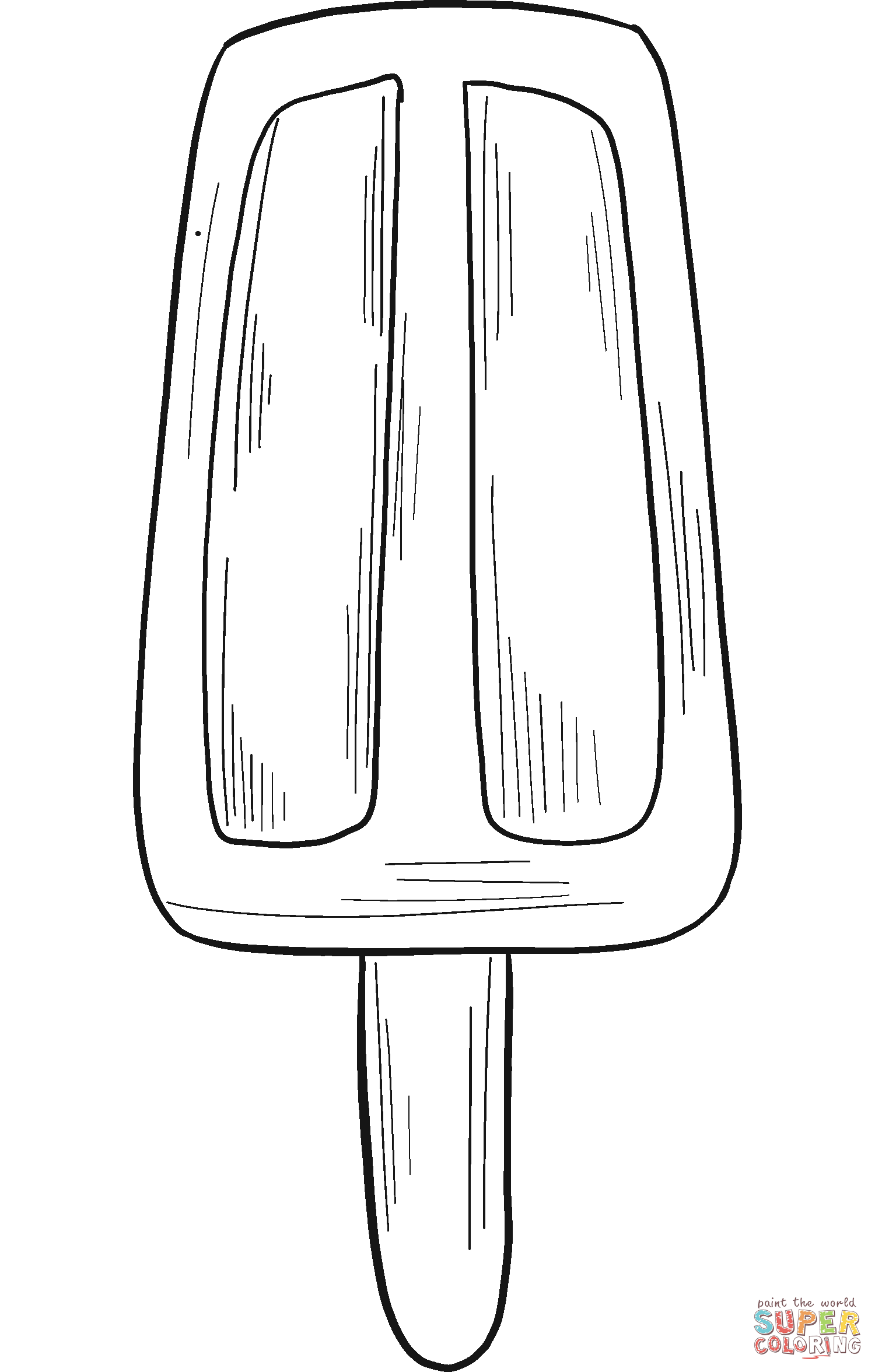 Popsicle coloring page free printable coloring pages