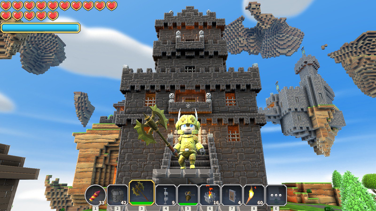 Portal knights auf âfeast your eyes on this incredible build by tobeornottobe check out the castle on one of the island fragments httpstcoatmevptqbâ